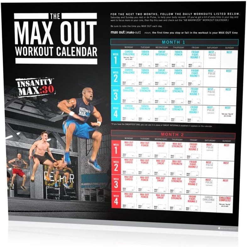 insanity max 30 schedule month 2 pdf