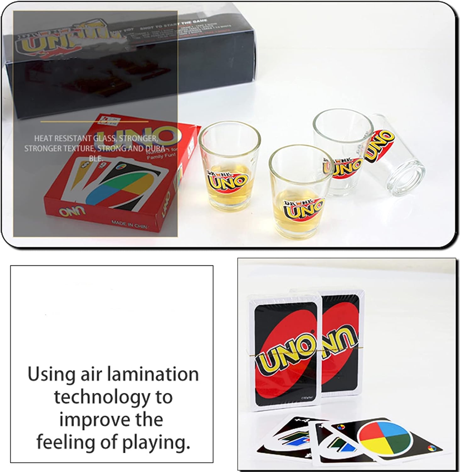 Buy U No Drinking Game U N O Cards Game Adult Set With Shot Glasses Fun Gift Drinking Games For Adults Party Family Card Game Online In Indonesia B08zmm56mw